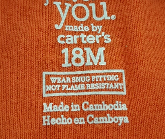 πΆπ Just you by Carter's Toddler PJ'S π€π»π§‘ - Picture 3 of 5